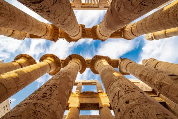 Karnak Temple columns Luxor day tour