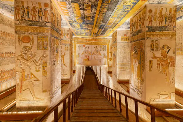 Ancient Egyptian royal tomb in the Valley of the Kings