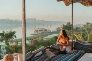 Gebel El Selsela ancient quarry visited on Dahabiya Nile Cruise