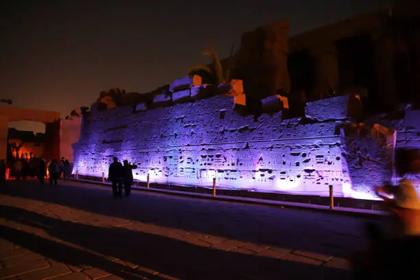Magical night at Karnak Temple Sound and Light Show