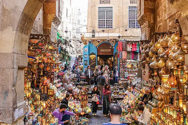 Khan El Khalili Bazaar during Cairo Night Tour
